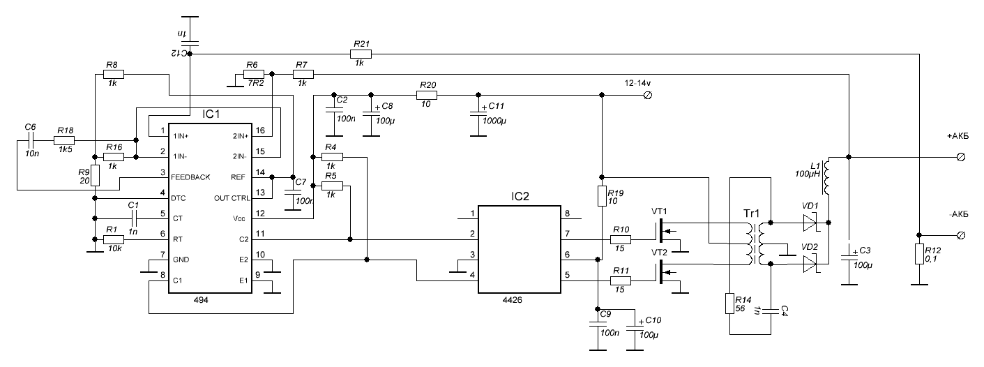 Ucc37321 схема включения