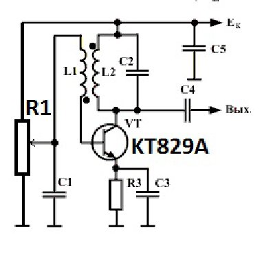 Схема включения кт829а